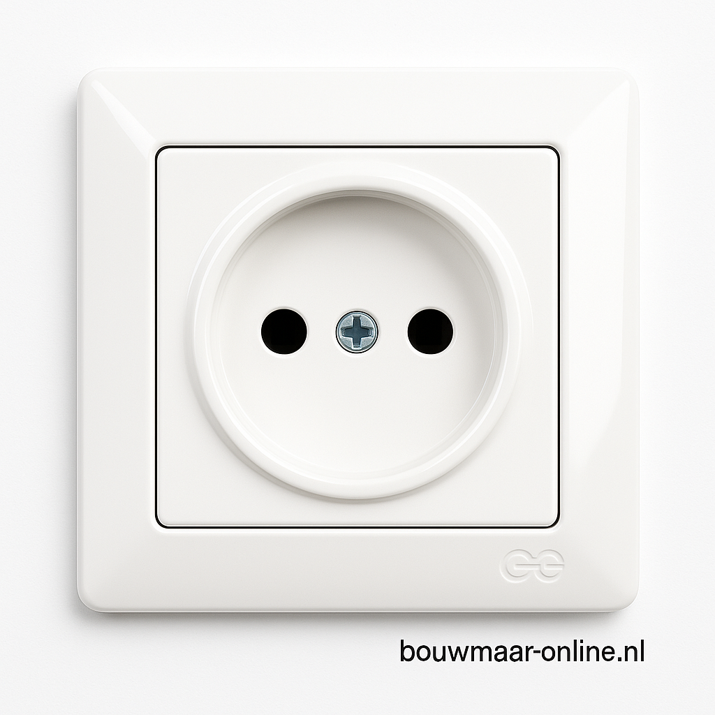 Visage Simple Enkel Stopcontact – Wit, Inbouw, Compleet, 16A