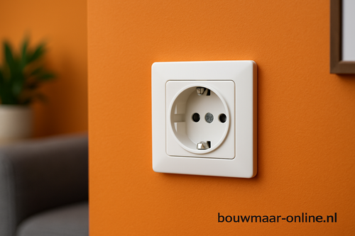 Stopcontact Geaard Compleet | Visage Simple | Wit | 16A 230V Inbouw