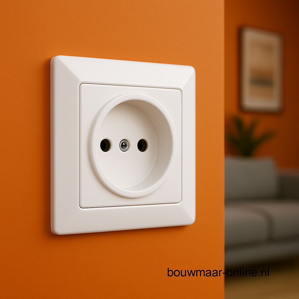 Visage Simple Enkel Stopcontact – Wit, Inbouw, Compleet, 16A