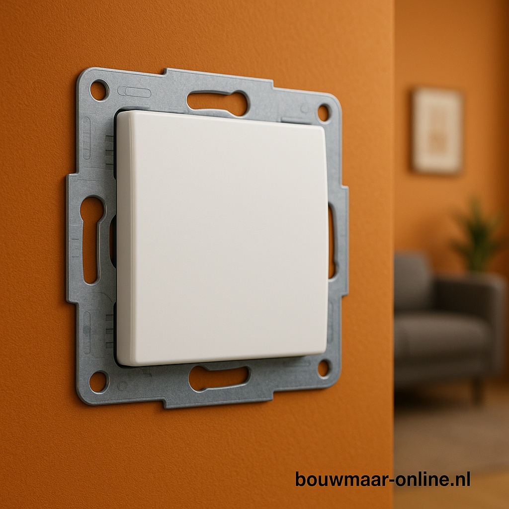 Visage Simple Schakelaar – Wit, Inbouw, Zonder Afdekplaat, 16A