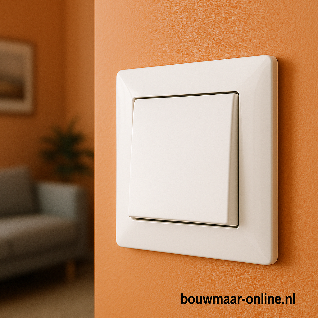 Visage Simple Schakelaar – Wit, Inbouw, Compleet, 16A